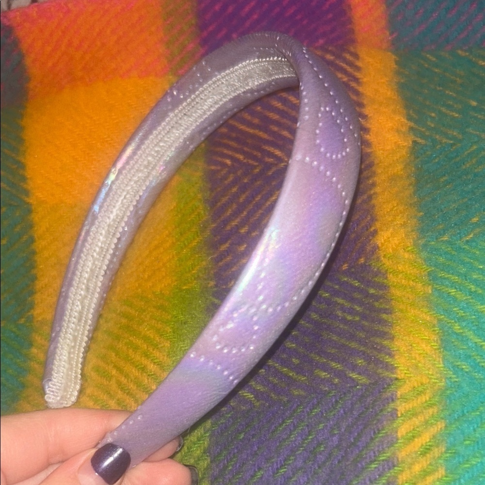 Holographic Lilac Purple Shiny Headband